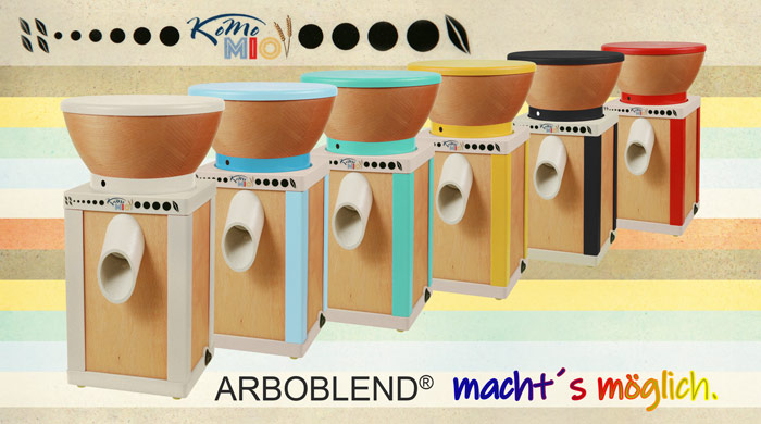The new generation grain mill in 6 colours
